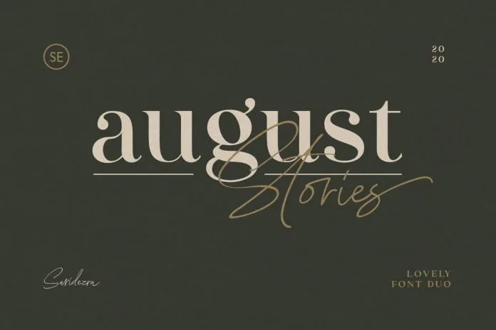 August Stories - LOVELY FONT DUO