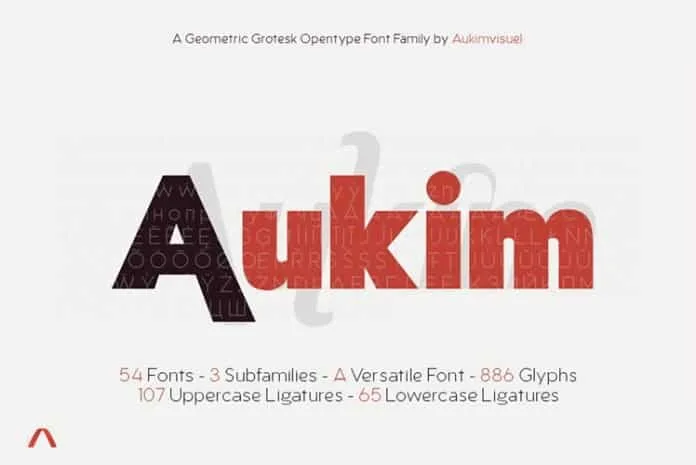 Aukim Font Cyrillic