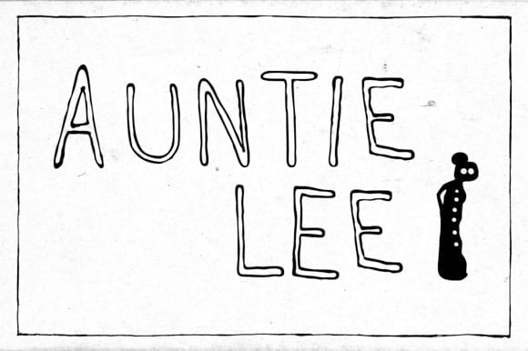 Auntie Lee Outline Font