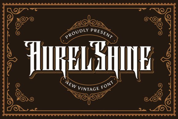 Aurel Shine Font