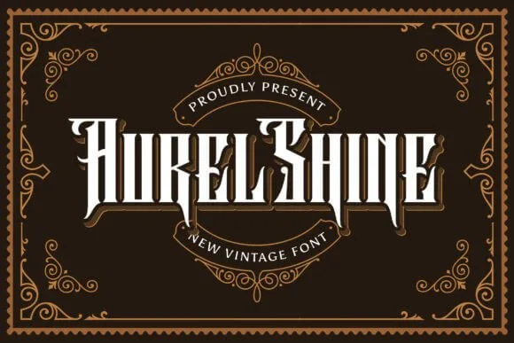 Aurel Shine Font