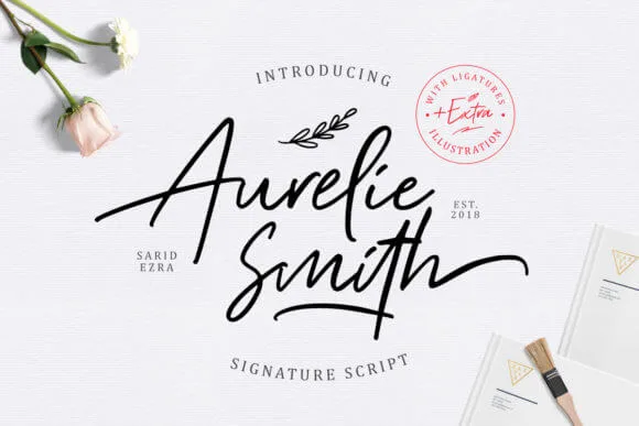 Aurelie Smith Font