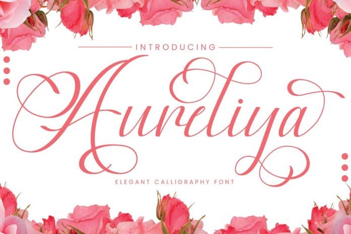 Aureliya Calligraphy Font