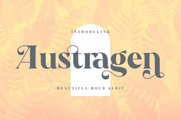 Austragen Font