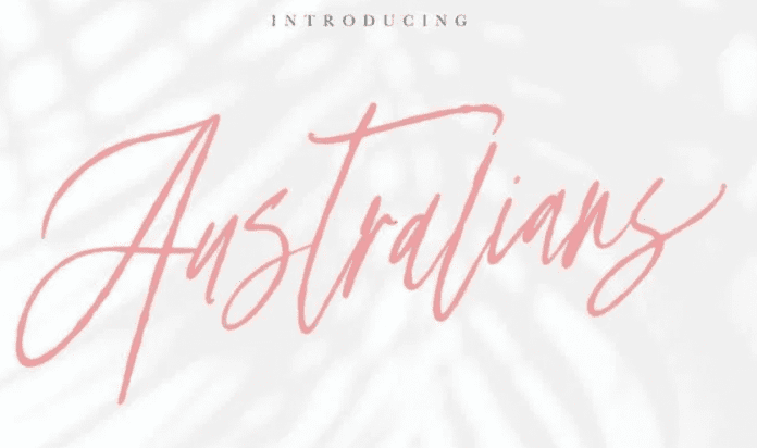 Australians - Handwritten Font