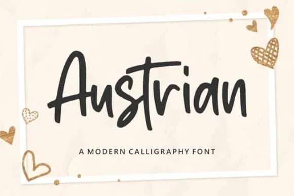 Austrian Script Font Austrian Script Font