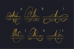 Authentic Monogram Font