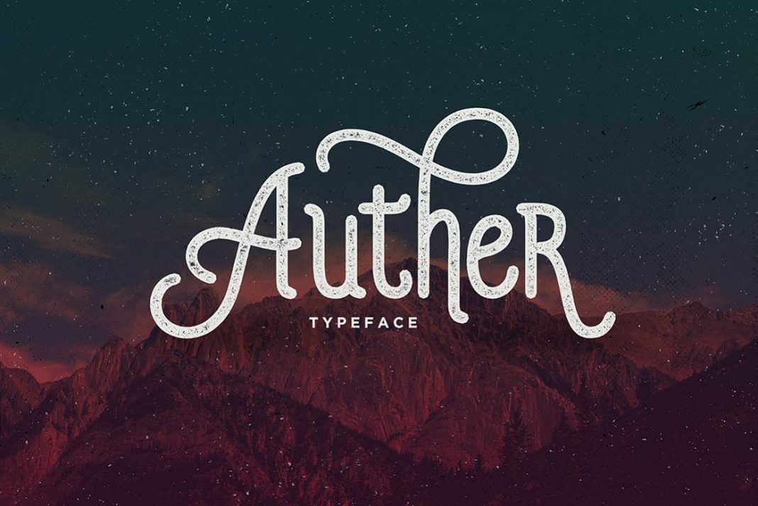 Auther Typeface Auther Typeface