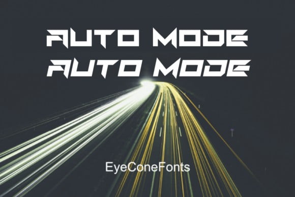 Auto Mode Font