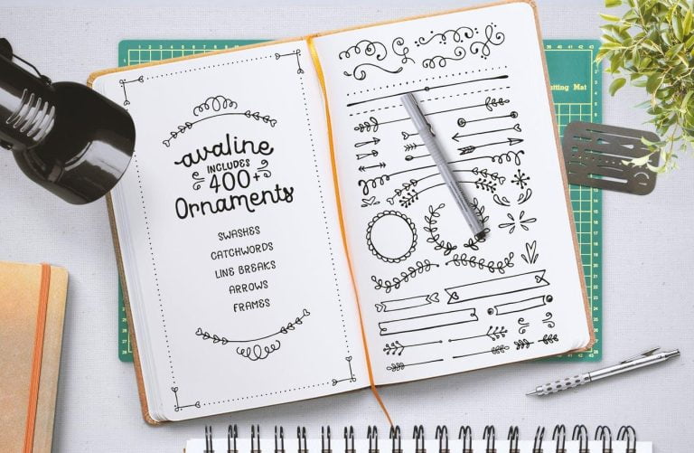 Avaline Extras Font Free Download