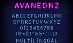 Avaneonz - Neon Font