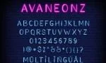 Avaneonz - Neon Font