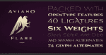 Aviano Flare Font Family
