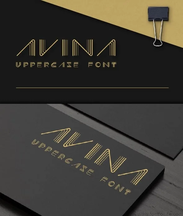 Avina Uppercase Font