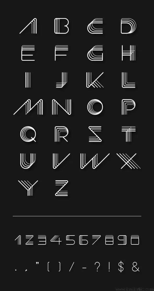 Avina Uppercase Font