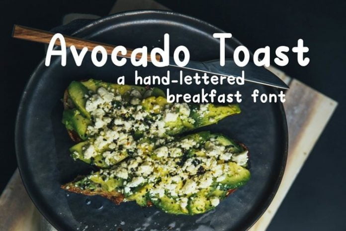 Avocado Toast Font