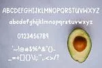 Avocado Toast Font