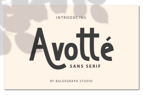 Avotte Font