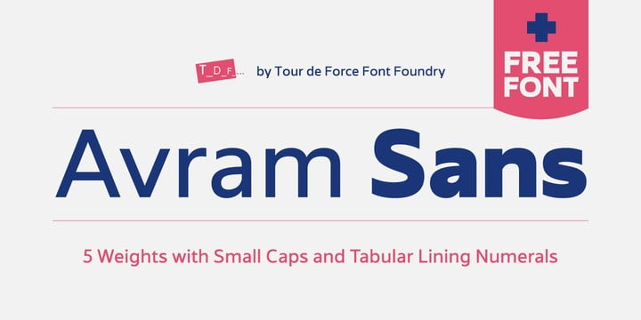 Avram Sans Font Family