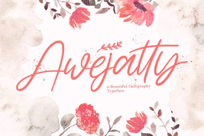Awejatty Font