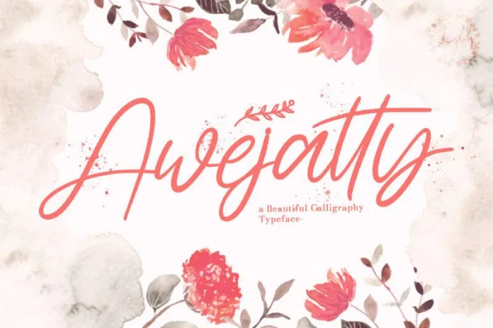 Awejatty Font
