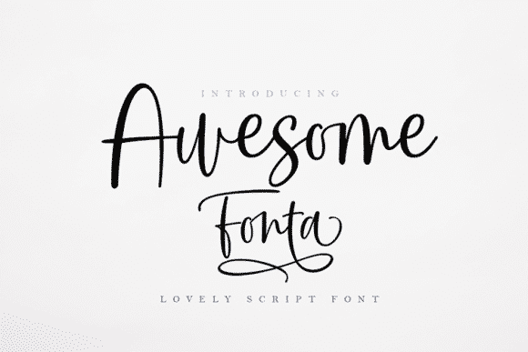 Awesome Duo Script Font