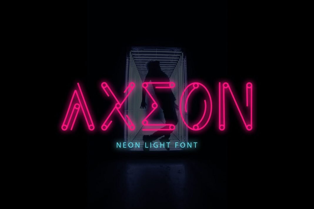 Axeon - Futuristic Typeface