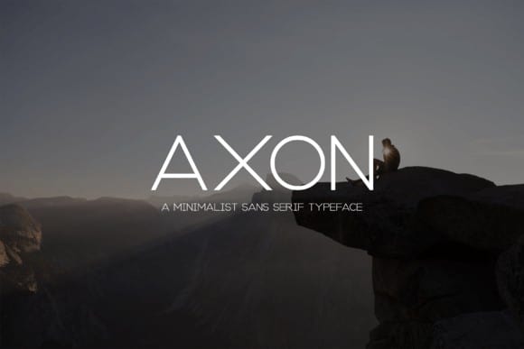 Axon Minimalist Font