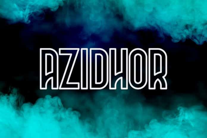 Azidhor typeface Font