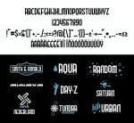 Azidhor typeface Font