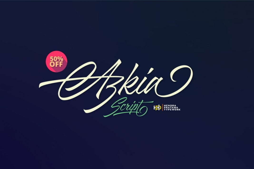 Azkia Script Font