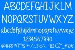 Azure Blooms Hand Font