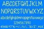 Azure Blooms Hand Font