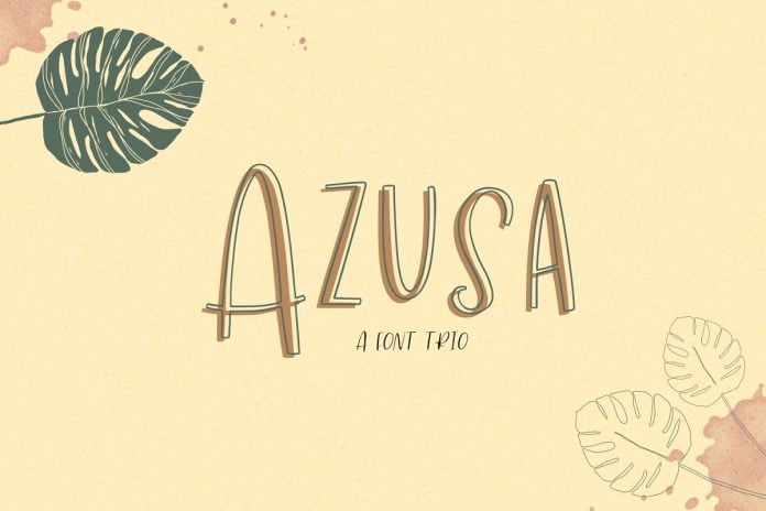 Azusa Sans Trio Font