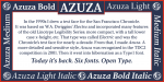 Azuza Font Family