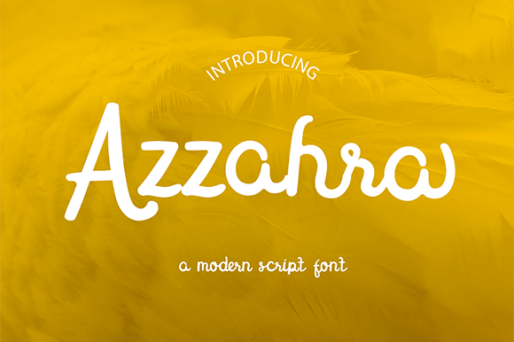 Azzahra Script Font