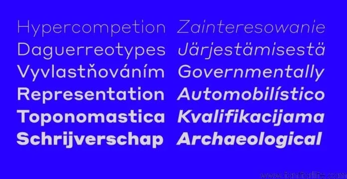 Styrene LC Font