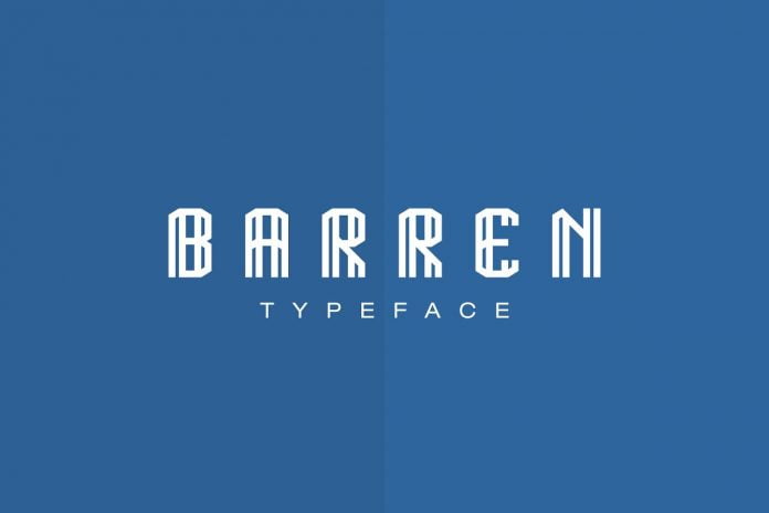 BARREN TYPEFACE Font