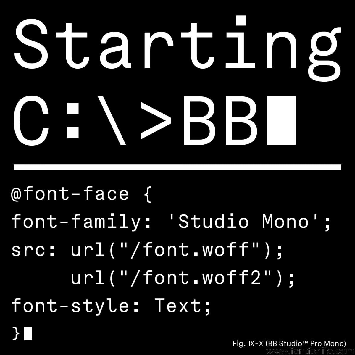BB Studio Pro Font