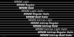 BC Minim Font