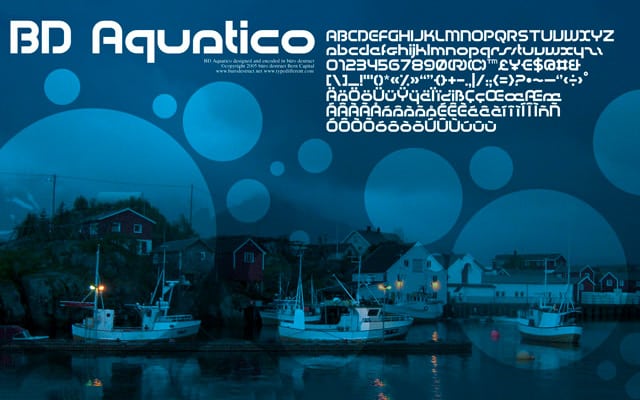 BD Aquatico Font