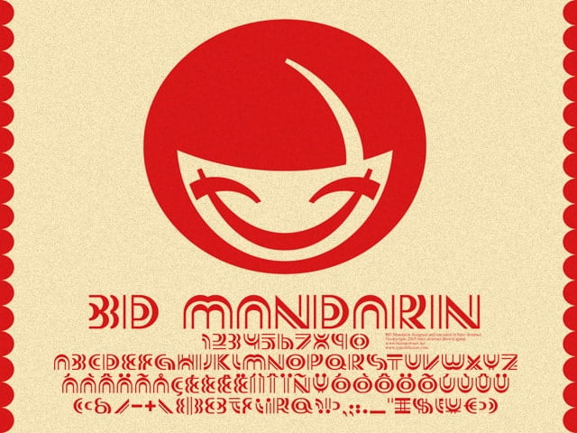 BD Mandarin Font
