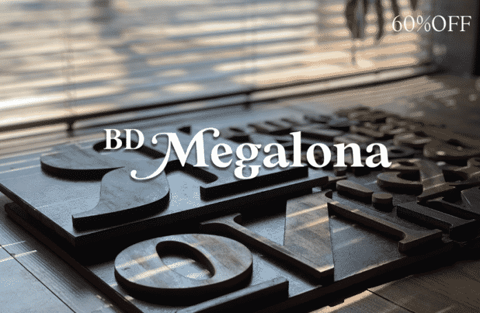 BD Megalona font Cyrillic