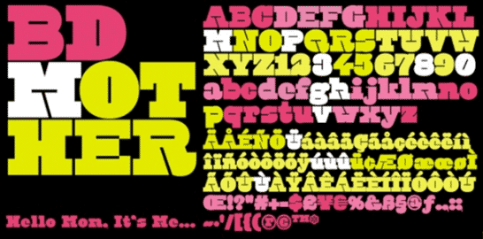 BD Mother Font