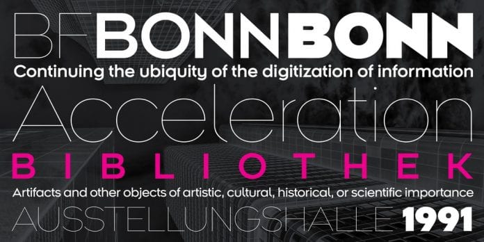 BF Bonn Font Family