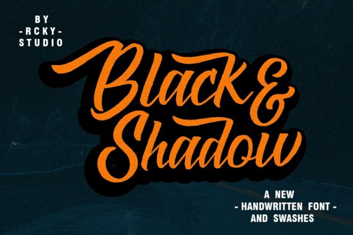 BLACK & SHADOW Font