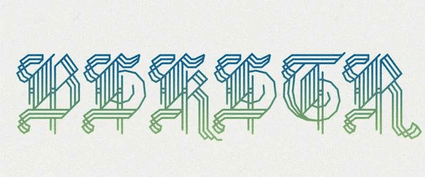 BLKLTR Font