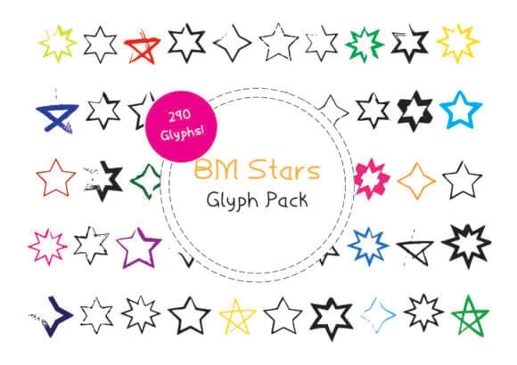 BM Stars Font