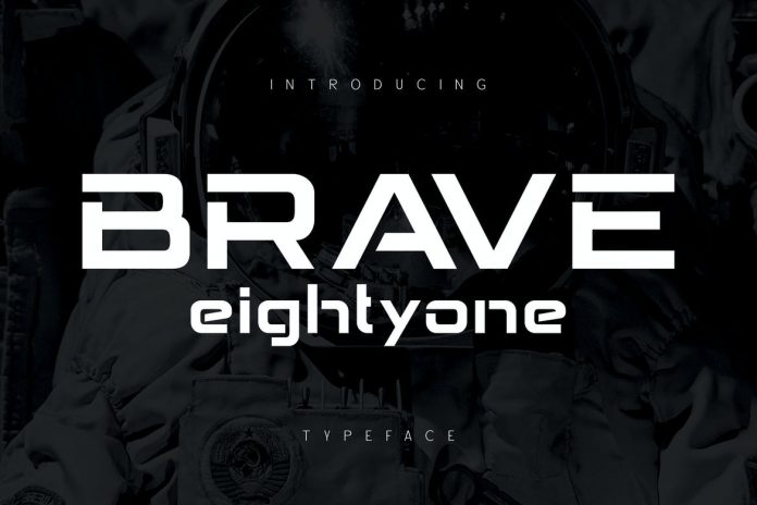 BRAVE Eightyone Font