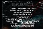 BRAVE Eightyone Font